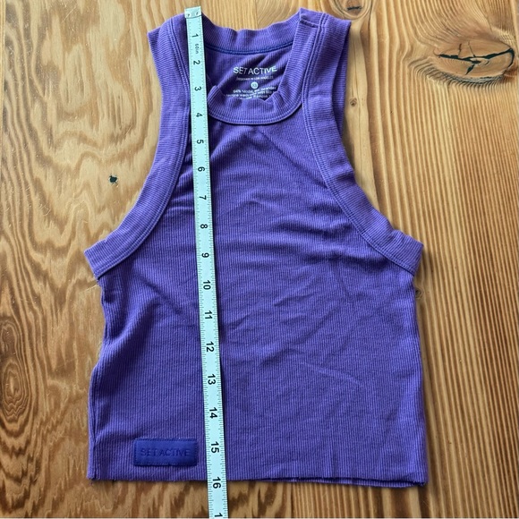 SET ACTIVE Racer Crop Tank - Picture 10 of 10